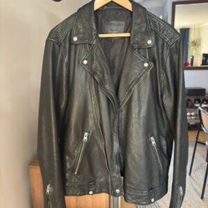 All Saint's Men's Leather Biker Jacket